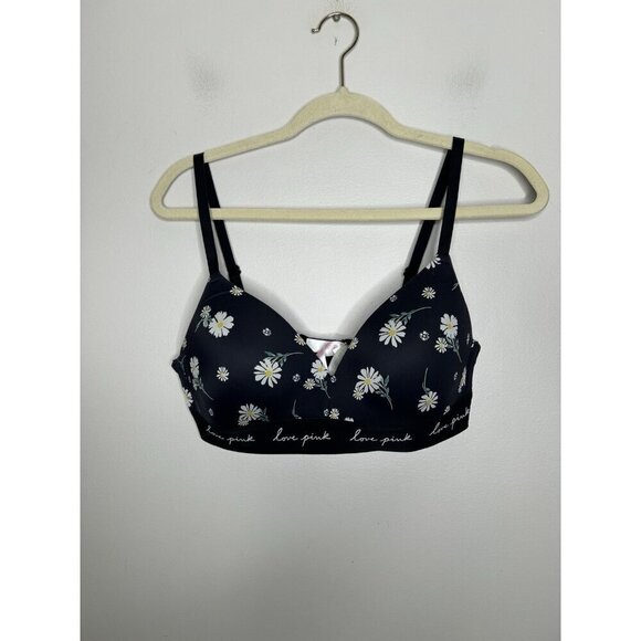 PINK Victoria’s Secret Floral Wear Everywhere Lightly Lined Bra Size 36C - Picture 1 of 8